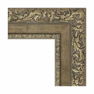 Зеркало Evoform Exclusive-G 125х55 BY 4059 с гравировкой в багетной раме - Виньетка античная латунь 85