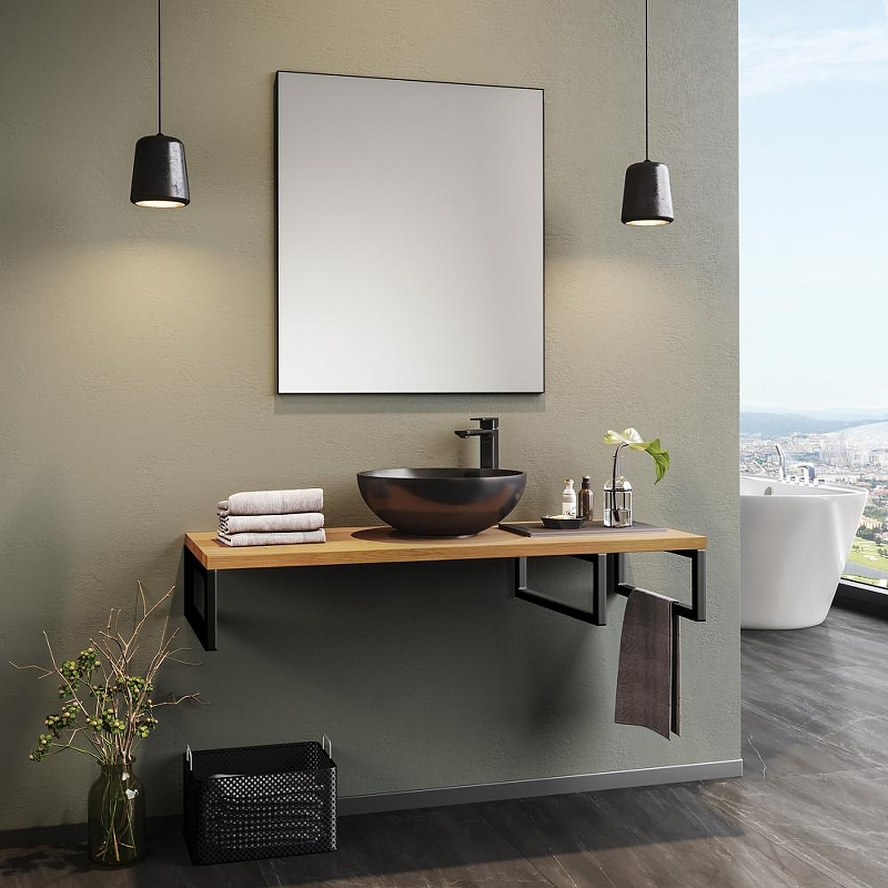 Консоль под раковину Orka Kestel 120 3001043 Дуб, купить, цена, заказать, магазин, доставка, скидка, промокод, купить, цена, заказать, магазин, доставка, скидка, промокод