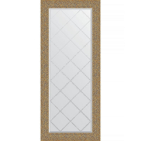 Зеркало Evoform Exclusive-G 156х66 BY 4151 с гравировкой в багетной раме - Чеканка золотая 90, купить, цена, заказать, магазин, доставка, скидка, промокод, купить, цена, заказать, магазин, доставка, скидка, промокод