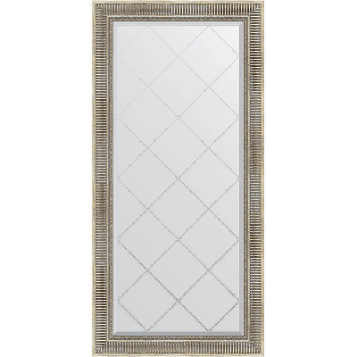 Зеркало Evoform Exclusive-G 160х77 BY 4282 с гравировкой в багетной раме - Серебряный акведук 93