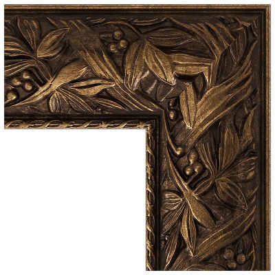 Зеркало Evoform Exclusive-G 124х99 BY 4373 с гравировкой в багетной раме - Византия бронза 99