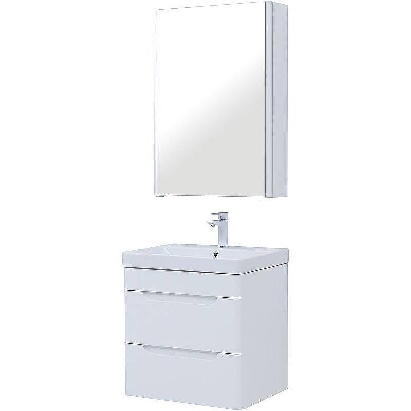 Комплект мебели для ванной Aquanet София 60 274197 подвесной Белый глянец, купить, цена, заказать, магазин, доставка, скидка, промокод, купить, цена, заказать, магазин, доставка, скидка, промокод