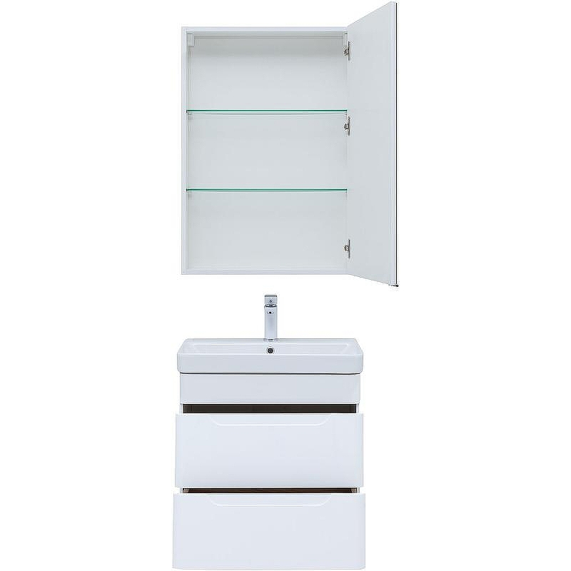 Комплект мебели для ванной Aquanet София 60 274197 подвесной Белый глянец, купить, цена, заказать, магазин, доставка, скидка, промокод, купить, цена, заказать, магазин, доставка, скидка, промокод