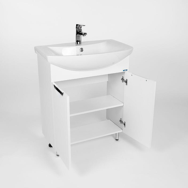 Тумба под раковину VIANT Лима 70 VLIM70BA-T2ST Белая, купить, цена, заказать, магазин, доставка, скидка, промокод, купить, цена, заказать, магазин, доставка, скидка, промокод