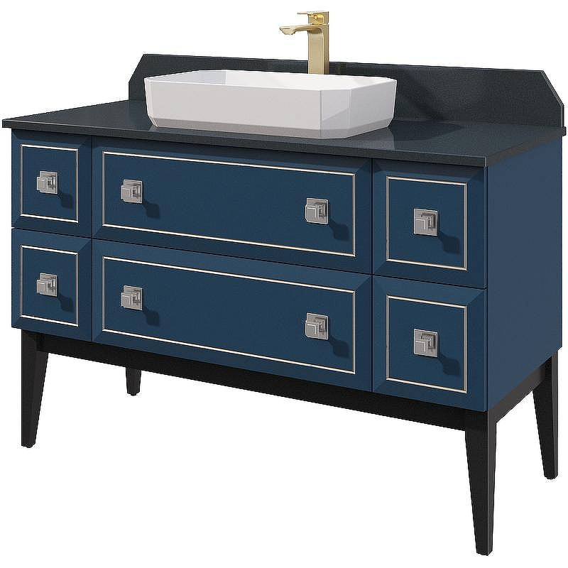 Тумба под раковину Caprigo Metropol 125 13716.30-061.CRM.00.20/020.05 Синяя матовая, купить, цена, заказать, магазин, доставка, скидка, промокод, купить, цена, заказать, магазин, доставка, скидка, промокод