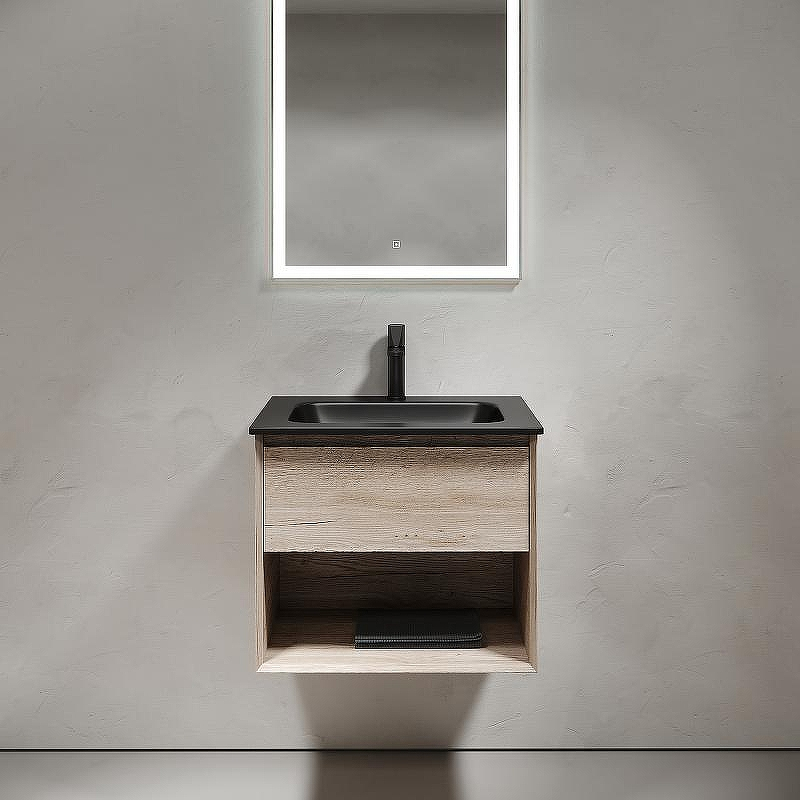 Тумба под раковину Sancos Marmi 1.0 60 MR1.060EG подвесная Дуб галифакс натуральный, купить, цена, заказать, магазин, доставка, скидка, промокод, купить, цена, заказать, магазин, доставка, скидка, промокод