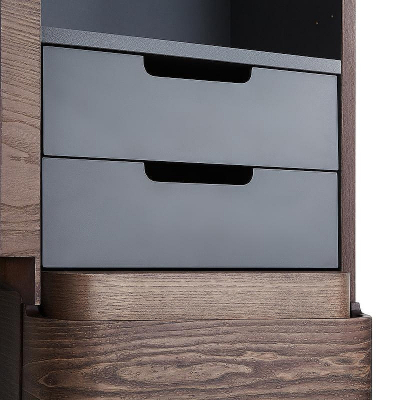 Шкаф пенал AM.PM Sensation 40 L M30CHL0406NF подвесной Орех