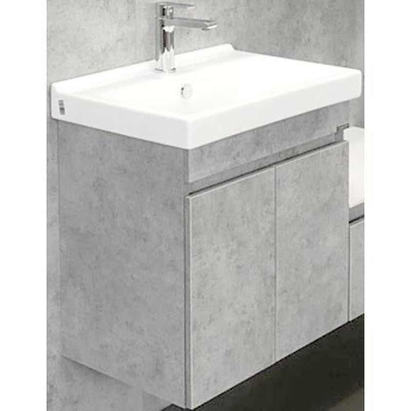 Тумба с раковиной Comforty Осло 60 00-00000835 подвесная Бетон светлый, купить, цена, заказать, магазин, доставка, скидка, промокод, купить, цена, заказать, магазин, доставка, скидка, промокод