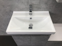 Тумба с раковиной Comforty Осло 60 00-00000835 подвесная Бетон светлый, купить, цена, заказать, магазин, доставка, скидка, промокод, купить, цена, заказать, магазин, доставка, скидка, промокод