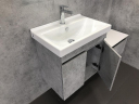 Тумба с раковиной Comforty Осло 60 00-00000835 подвесная Бетон светлый, купить, цена, заказать, магазин, доставка, скидка, промокод, купить, цена, заказать, магазин, доставка, скидка, промокод