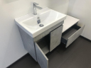 Тумба с раковиной Comforty Осло 60 00-00000835 подвесная Бетон светлый, купить, цена, заказать, магазин, доставка, скидка, промокод, купить, цена, заказать, магазин, доставка, скидка, промокод