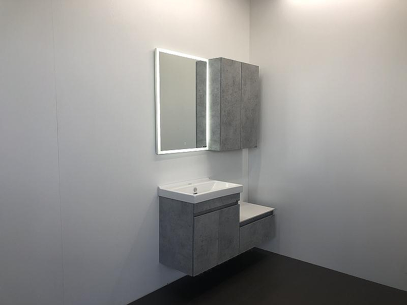 Тумба с раковиной Comforty Осло 60 00-00000835 подвесная Бетон светлый, купить, цена, заказать, магазин, доставка, скидка, промокод, купить, цена, заказать, магазин, доставка, скидка, промокод