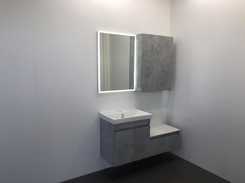 Тумба с раковиной Comforty Осло 60 00-00000835 подвесная Бетон светлый, купить, цена, заказать, магазин, доставка, скидка, промокод, купить, цена, заказать, магазин, доставка, скидка, промокод