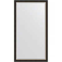 Зеркало Evoform Exclusive Floor 198х109 BY 6186 с фацетом в багетной раме - Черное дерево с золотом 71, купить, цена, заказать, магазин, доставка, скидка, промокод, купить, цена, заказать, магазин, доставка, скидка, промокод