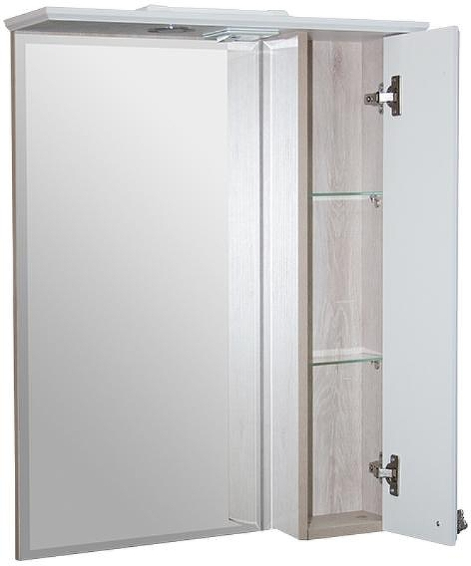 Зеркало со шкафом Mixline Версаль 62 R 534184 с подсветкой Белое дерево, купить, цена, заказать, магазин, доставка, скидка, промокод, купить, цена, заказать, магазин, доставка, скидка, промокод