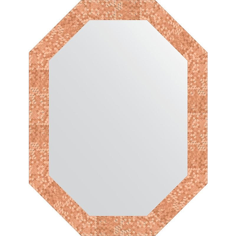Зеркало Evoform Octagon 62x82 BY 7095 в багетной раме - Соты медь 70, купить, цена, заказать, магазин, доставка, скидка, промокод, купить, цена, заказать, магазин, доставка, скидка, промокод