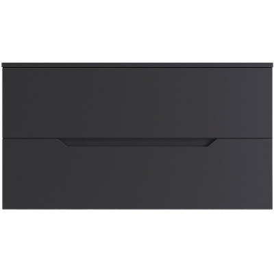 Тумба под раковину Orange Line 100 Li-100TugMDF подвесная Графит матовый