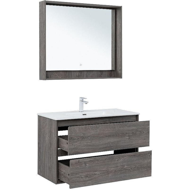 Тумба под раковину Aquanet Милан 100 336375 подвесная Дуб рошелье, купить, цена, заказать, магазин, доставка, скидка, промокод, купить, цена, заказать, магазин, доставка, скидка, промокод