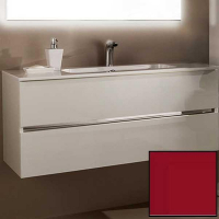 Тумба с раковиной SanVit Кубэ-2 120 kkube2120 в цвете Ral подвесная Красный глянец, купить, цена, заказать, магазин, доставка, скидка, промокод, купить, цена, заказать, магазин, доставка, скидка, промокод