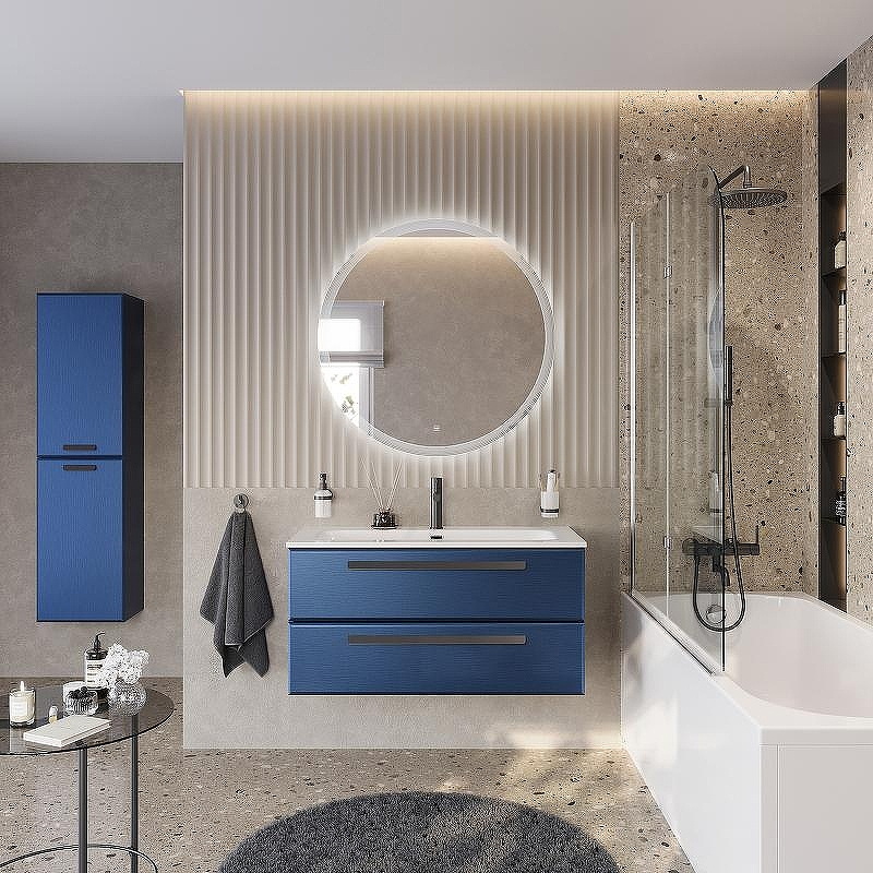 Тумба под раковину Cezares Eco-Cer-N 100 ECO-CER-N-1000-2C-SO-SPF-P подвесная Sapfiro без ручек, купить, цена, заказать, магазин, доставка, скидка, промокод, купить, цена, заказать, магазин, доставка, скидка, промокод