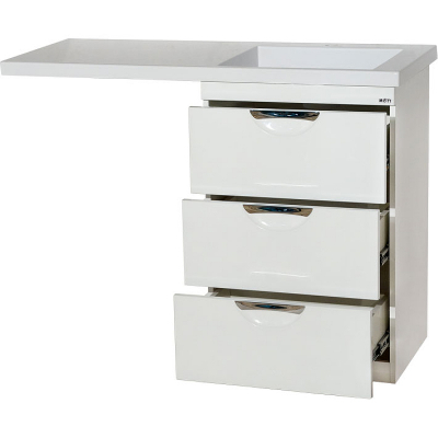 Тумба под раковину Misty Куба 120 П-Куб01060-0113Я Белая