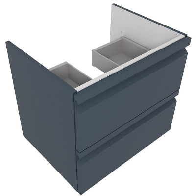 Тумба с раковиной Aquatek Вега 60 AQ77060-MG подвесная Серая матовая