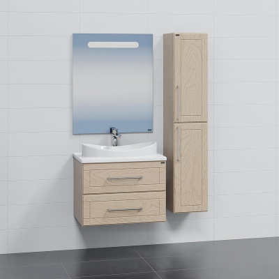 Тумба под раковину СанТа Венера 70 221026 подвесная Дуб бежевый