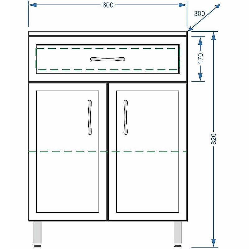 Комод Stella Polar Концепт 60 SP-00000154 Белый, купить, цена, заказать, магазин, доставка, скидка, промокод, купить, цена, заказать, магазин, доставка, скидка, промокод