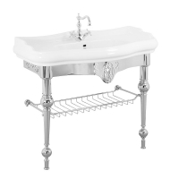 Консоль с раковиной Migliore Bella 100 30332 цвет Хром, купить, цена, заказать, магазин, доставка, скидка, промокод, купить, цена, заказать, магазин, доставка, скидка, промокод