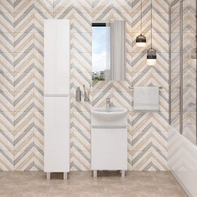 Тумба под раковину Onika Милтон 45 R 104510 цвет Белый