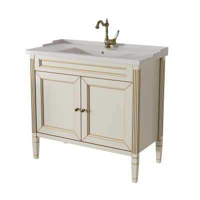 Тумба под раковину Caprigo Albion90 33319-В002 цвет Светлый беж