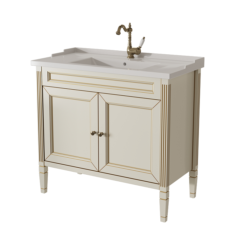 Тумба под раковину Caprigo Albion90 33319-В002 цвет Светлый беж, купить, цена, заказать, магазин, доставка, скидка, промокод, купить, цена, заказать, магазин, доставка, скидка, промокод