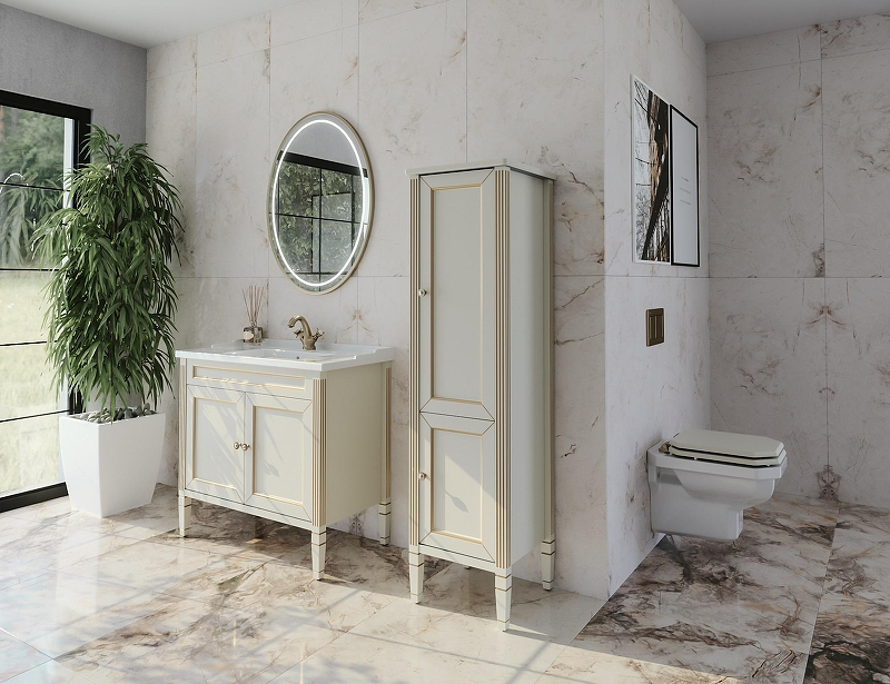 Тумба под раковину Caprigo Albion90 33319-В002 цвет Светлый беж, купить, цена, заказать, магазин, доставка, скидка, промокод, купить, цена, заказать, магазин, доставка, скидка, промокод