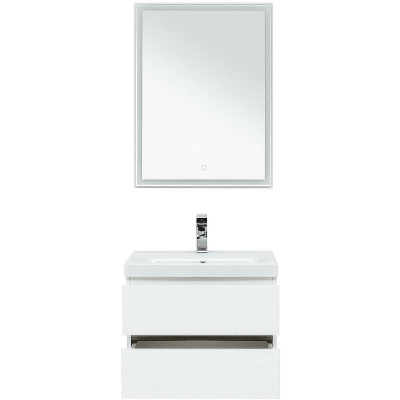 Комплект мебели для ванной Aquanet Беркли 60 258905 подвесной Белый Дуб рошелье