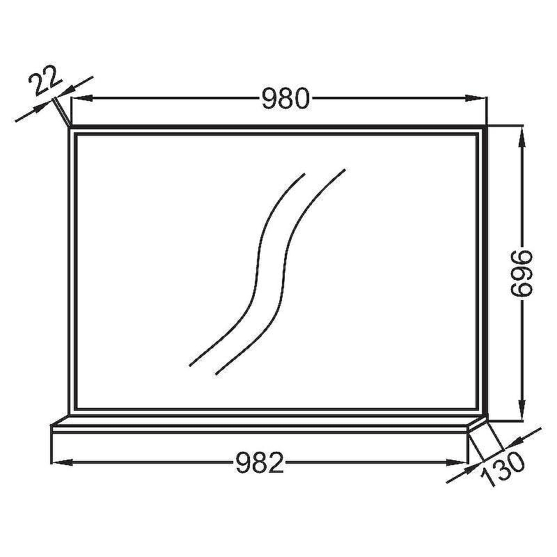 Зеркало Jacob Delafon Vivienne 100 EB1598-N18 с полкой Белое, купить, цена, заказать, магазин, доставка, скидка, промокод, купить, цена, заказать, магазин, доставка, скидка, промокод
