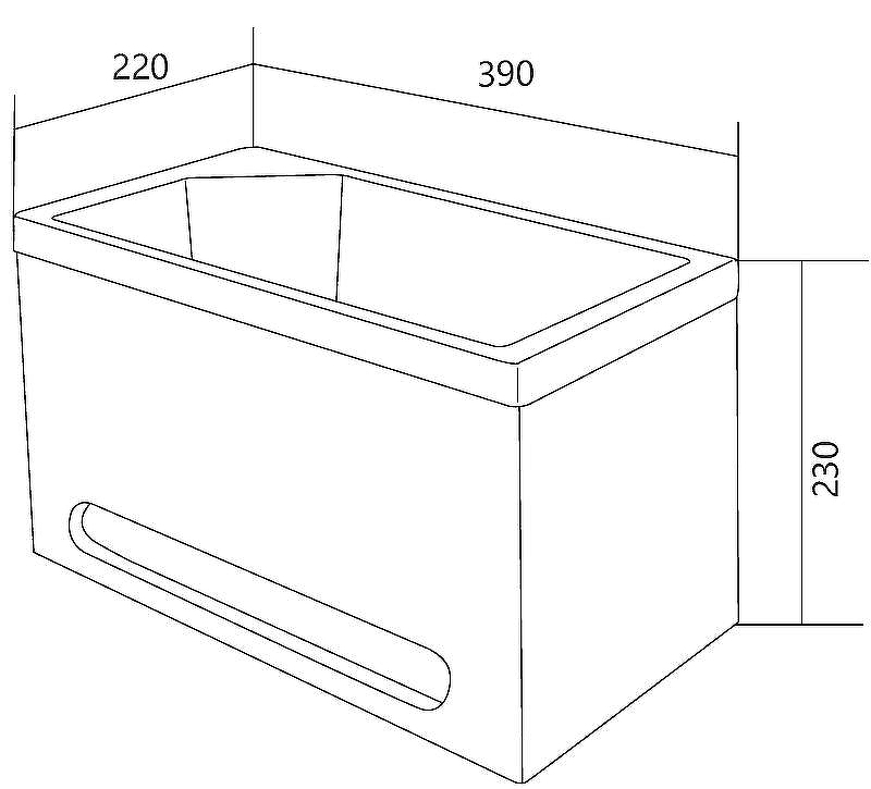 Панель с раковиной 1MarKa Tiny XS Mini 39 R У84218 подвесная Белая глянцевая, купить, цена, заказать, магазин, доставка, скидка, промокод, купить, цена, заказать, магазин, доставка, скидка, промокод