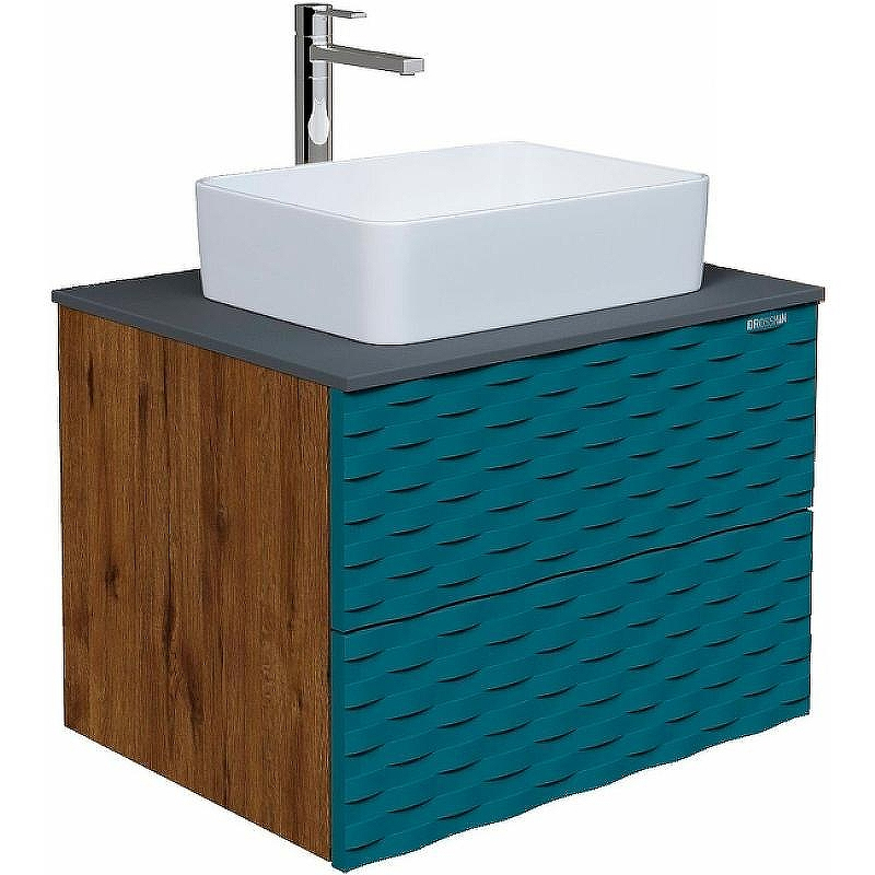Тумба под раковину Grossman Альба 65 106502 подвесная Веллингтон Бриз, купить, цена, заказать, магазин, доставка, скидка, промокод, купить, цена, заказать, магазин, доставка, скидка, промокод