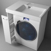 Тумба с раковиной Эстет Riga Luxe L 80 ФР-00009660 Белая, купить, цена, заказать, магазин, доставка, скидка, промокод, купить, цена, заказать, магазин, доставка, скидка, промокод