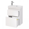 Тумба под раковину Dreja Slim 55 99.0400 подвесная Белая, купить, цена, заказать, магазин, доставка, скидка, промокод, купить, цена, заказать, магазин, доставка, скидка, промокод