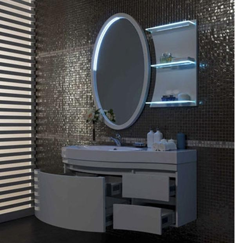 Полка Aquanet Опера 45 169630 с подсветкой Белая, купить, цена, заказать, магазин, доставка, скидка, промокод, купить, цена, заказать, магазин, доставка, скидка, промокод