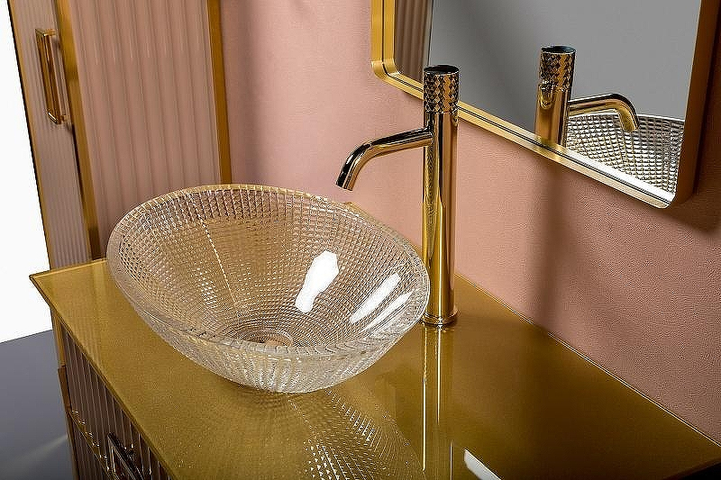 Тумба под раковину Boheme Armadi Art Monaco 80 867-080-CPG Капучино глянец Золото, купить, цена, заказать, магазин, доставка, скидка, промокод, купить, цена, заказать, магазин, доставка, скидка, промокод