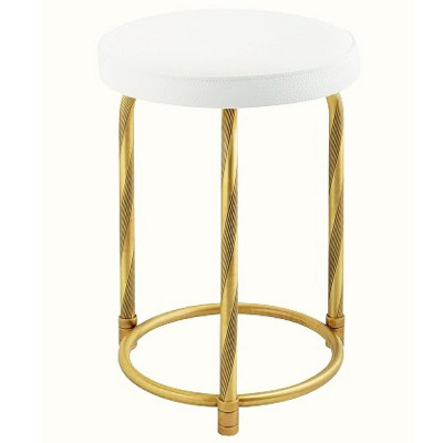 Пуф Migliore Complementi 24761 Бронза Белый