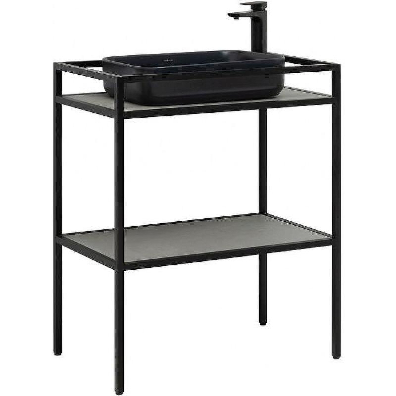 Консоль под раковину Allen Brau Liberty 75 1.33002.BB Черный браш, купить, цена, заказать, магазин, доставка, скидка, промокод, купить, цена, заказать, магазин, доставка, скидка, промокод