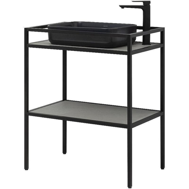 Консоль под раковину Allen Brau Liberty 75 1.33002.BB Черный браш, купить, цена, заказать, магазин, доставка, скидка, промокод, купить, цена, заказать, магазин, доставка, скидка, промокод