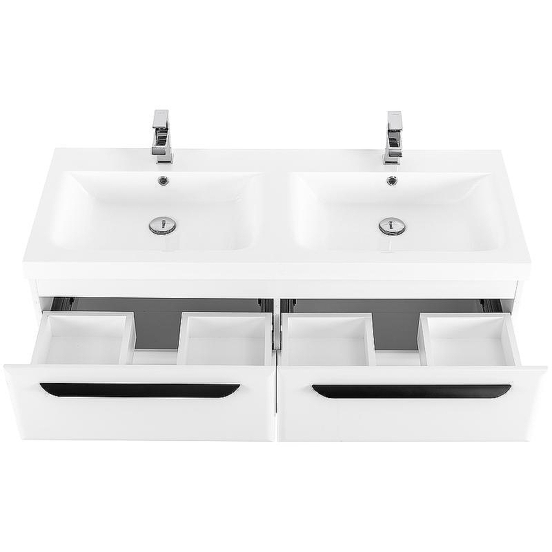 Тумба под раковину Cezares Eco 120 ECO-1200-4C-SO-2-BL подвесная Bianco Lucido, купить, цена, заказать, магазин, доставка, скидка, промокод, купить, цена, заказать, магазин, доставка, скидка, промокод