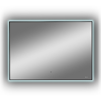 Зеркало Bond Cube 100x80 M36ZE-10080 с подсветкой Черное с бесконтактным выключателем