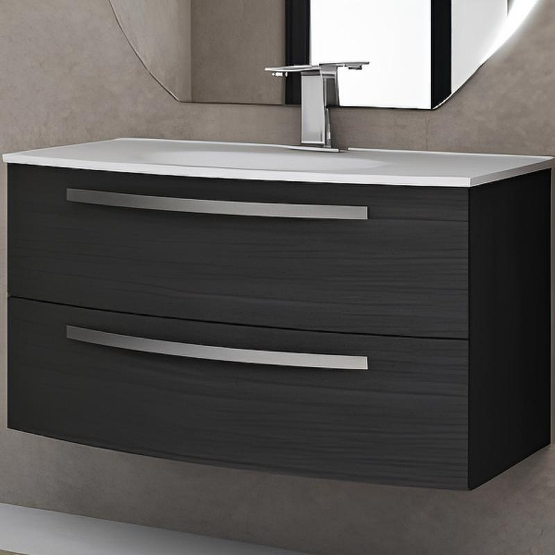 Тумба под раковину Cezares Comfort 100 54482 подвесная Grigio Scuro, купить, цена, заказать, магазин, доставка, скидка, промокод, купить, цена, заказать, магазин, доставка, скидка, промокод