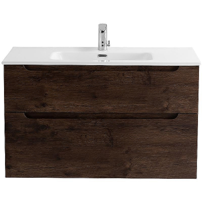 Тумба под раковину BelBagno Etna-H60 90 ETNA-H60-900-2C-SO-RW-P подвесная Rovere Moro