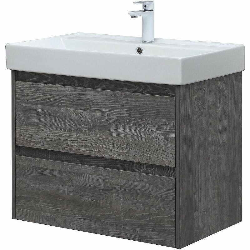 Тумба с раковиной Aquanet Nova Lite 75 305239 подвесная Дуб серый, купить, цена, заказать, магазин, доставка, скидка, промокод, купить, цена, заказать, магазин, доставка, скидка, промокод