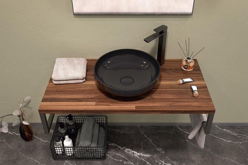 Консоль под раковину Orka Kestel 120 3001042 Орех, купить, цена, заказать, магазин, доставка, скидка, промокод, купить, цена, заказать, магазин, доставка, скидка, промокод